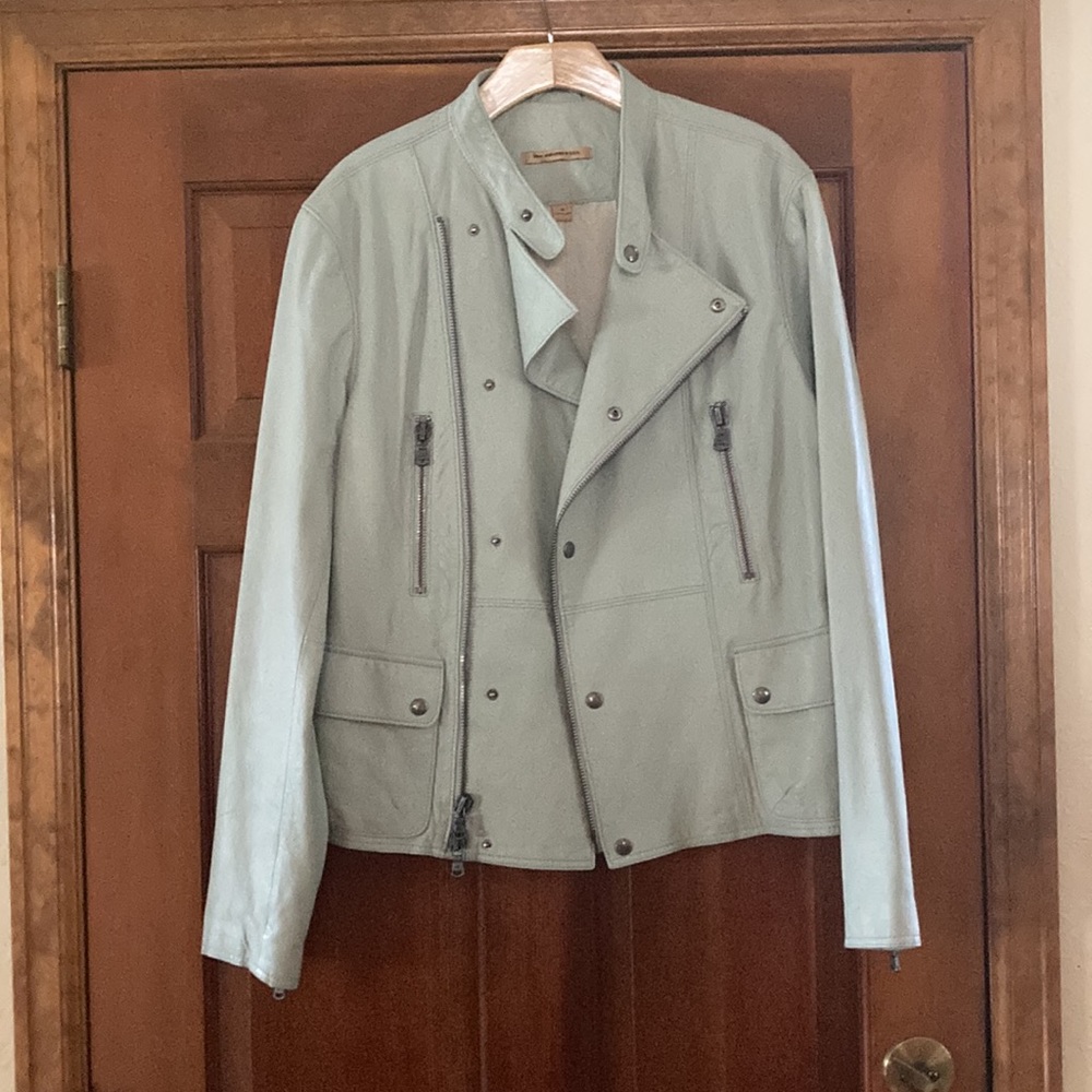 John varvatos 100% lamb skin jacket M women